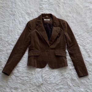 LOFT Suede Brown Women's Blazer